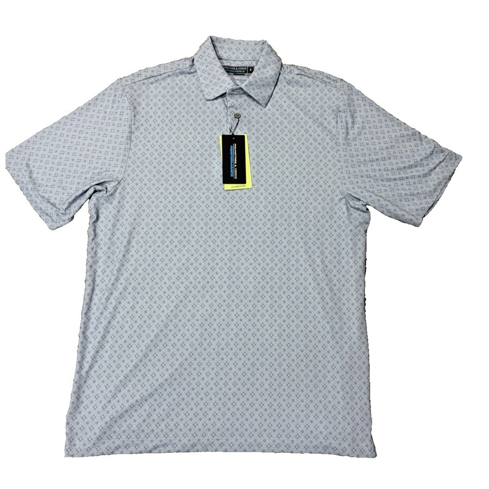 NEW Roundtree & Yorke Performance Polo Shirt Men S